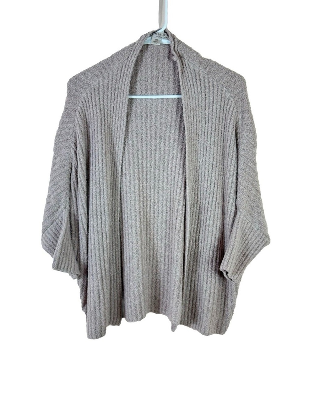 Barefoot Dreams Ribbed Open-Front Cardigan